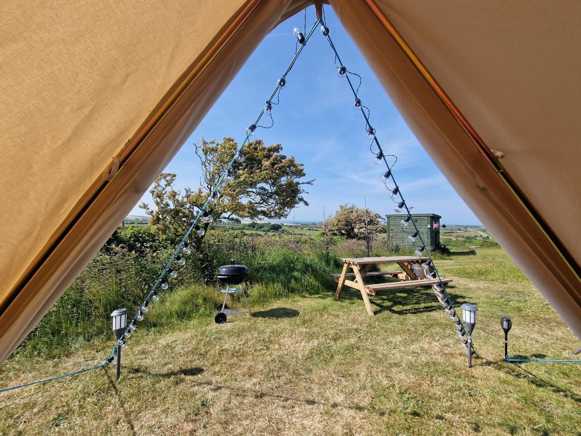 Beautiful 1-Bed Bell Tent In Holyhead Exterior foto